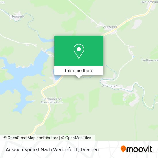 Карта Aussichtspunkt Nach Wendefurth