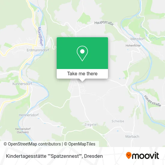 Карта Kindertagesstätte ""Spatzennest""