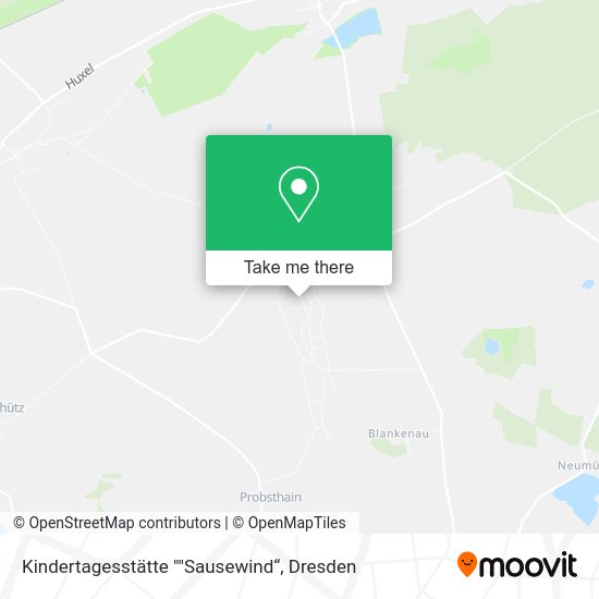 Карта Kindertagesstätte ""Sausewind“