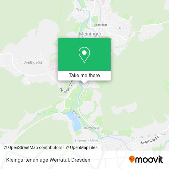 Карта Kleingartenanlage Werratal