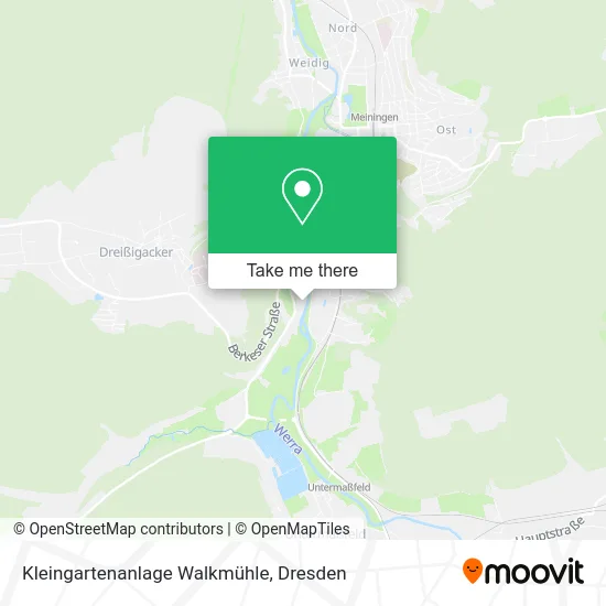 Карта Kleingartenanlage Walkmühle