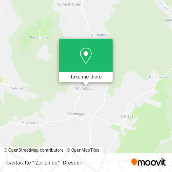 Карта Gaststätte ""Zur Linde""