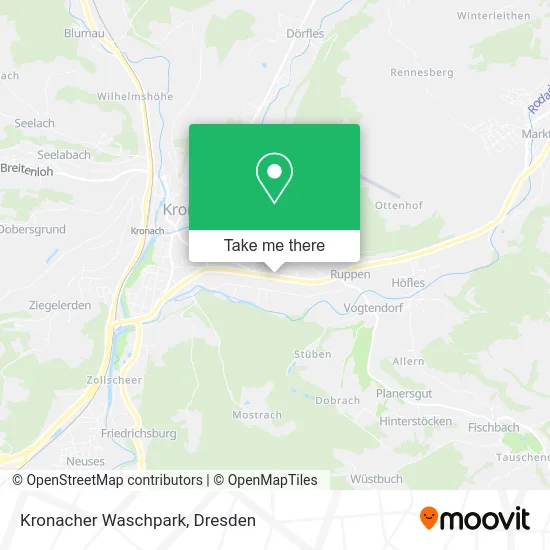 Карта Kronacher Waschpark