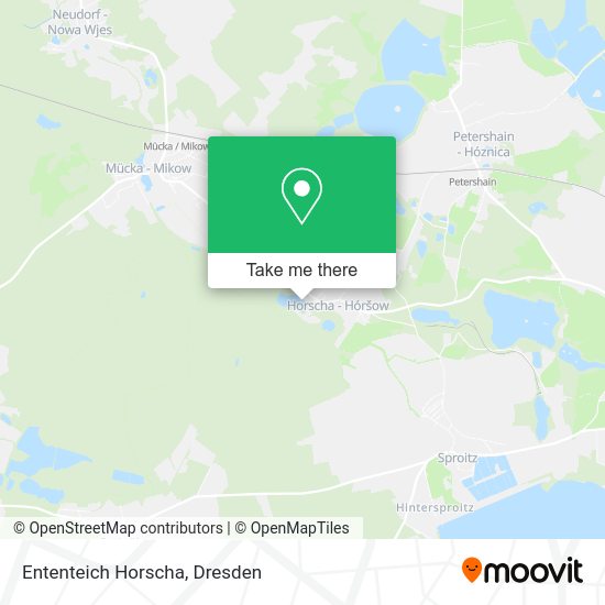 Карта Ententeich Horscha