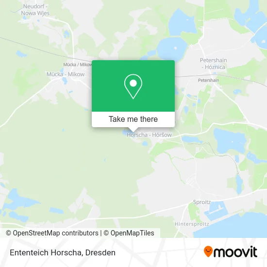 Карта Ententeich Horscha