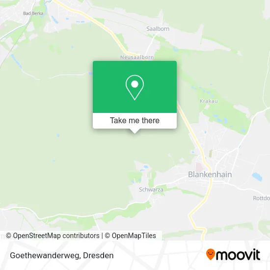 Карта Goethewanderweg