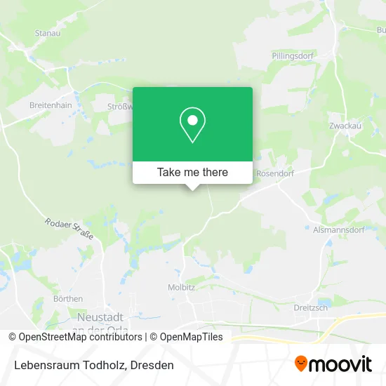 Карта Lebensraum Todholz