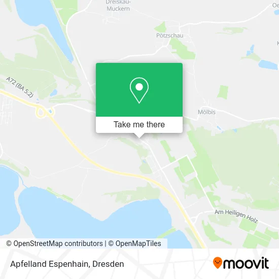 Карта Apfelland Espenhain