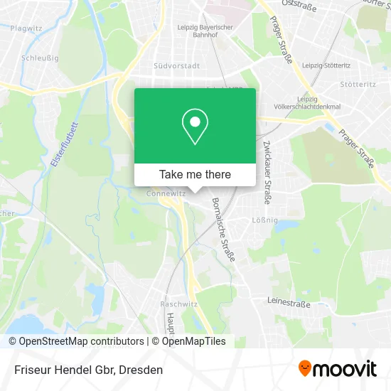 Карта Friseur Hendel Gbr