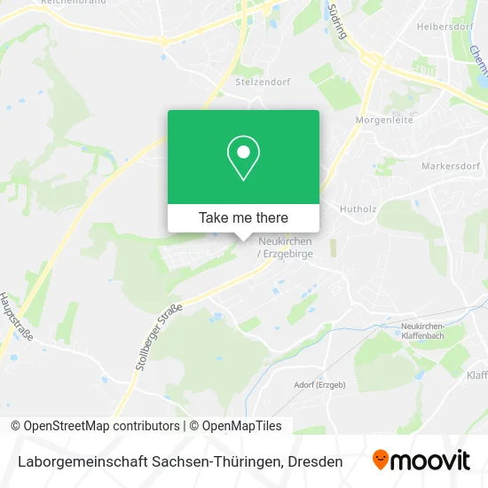 Карта Laborgemeinschaft Sachsen-Thüringen