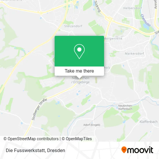 Карта Die Fusswerkstatt