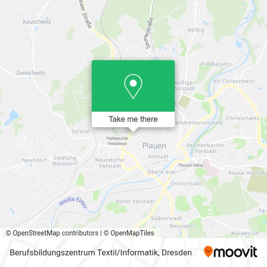Карта Berufsbildungszentrum Textil / Informatik