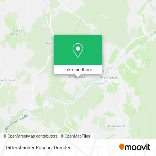 Карта Dittersbacher Rösche