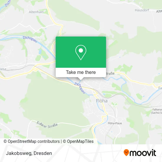 Карта Jakobsweg