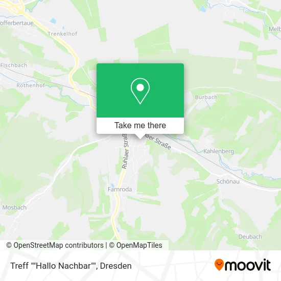 Карта Treff ""Hallo Nachbar""