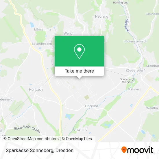 Карта Sparkasse Sonneberg
