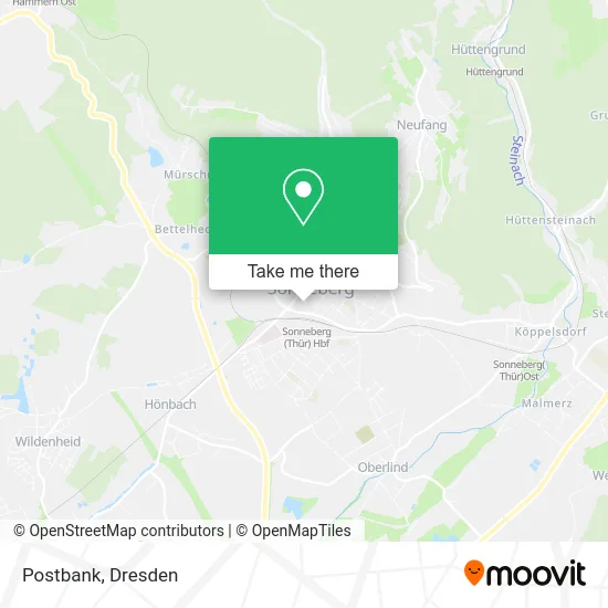 Postbank map