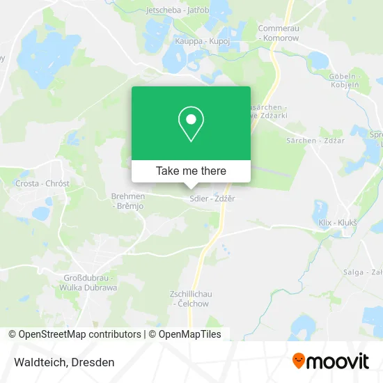 Карта Waldteich