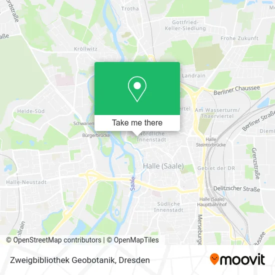 Карта Zweigbibliothek Geobotanik