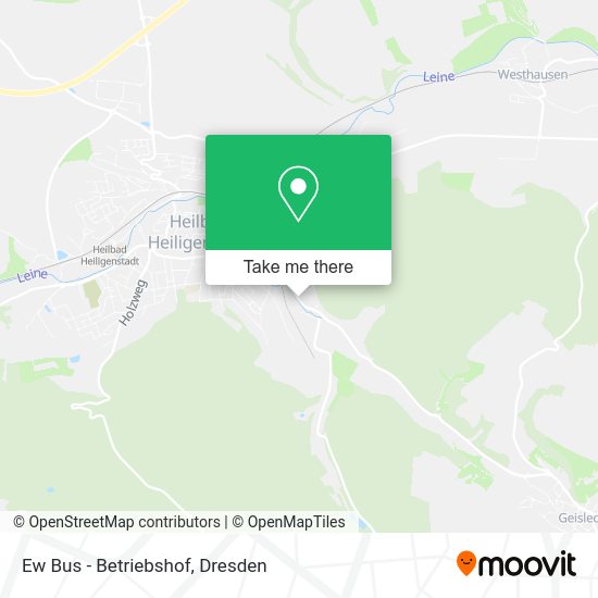 Карта Ew Bus - Betriebshof