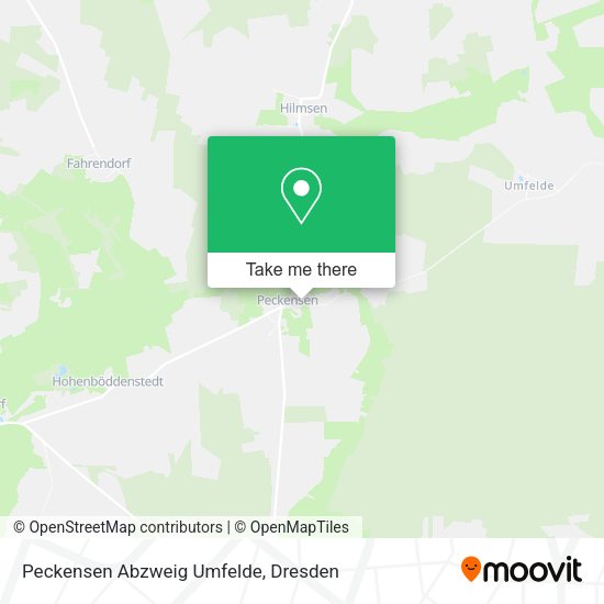 Карта Peckensen Abzweig Umfelde