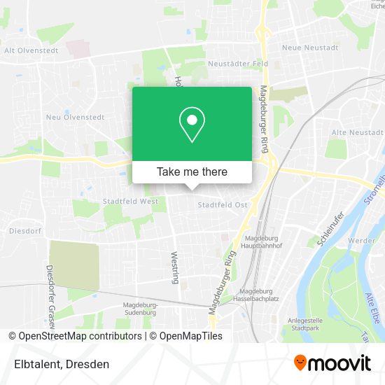 Карта Elbtalent