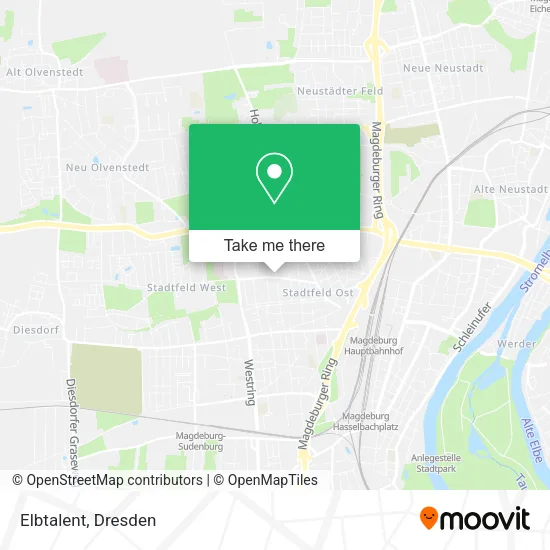 Карта Elbtalent