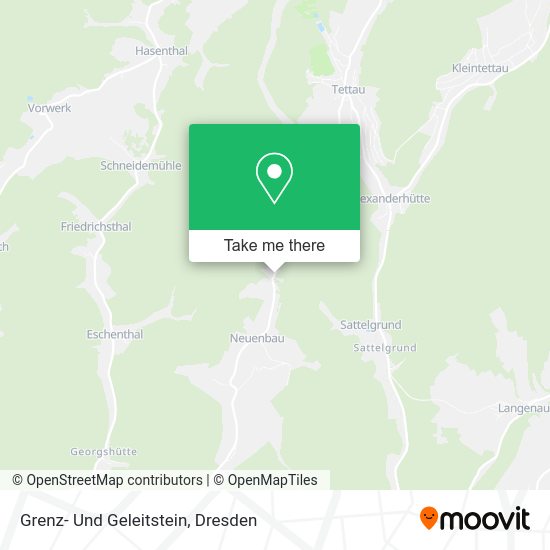 Карта Grenz- Und Geleitstein