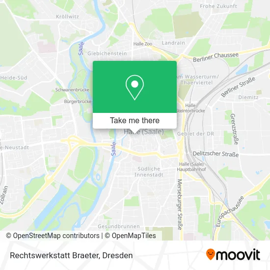 Карта Rechtswerkstatt Braeter