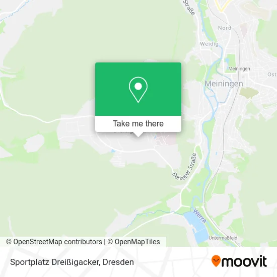 Карта Sportplatz Dreißigacker