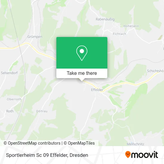Карта Sportlerheim Sc 09 Effelder
