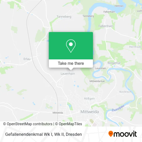 Карта Gefallenendenkmal Wk I, Wk II