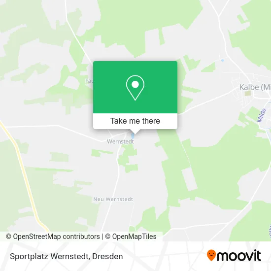 Карта Sportplatz Wernstedt