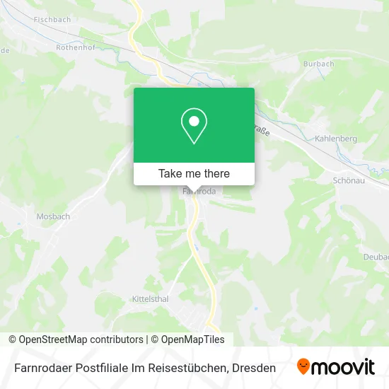Карта Farnrodaer Postfiliale Im Reisestübchen