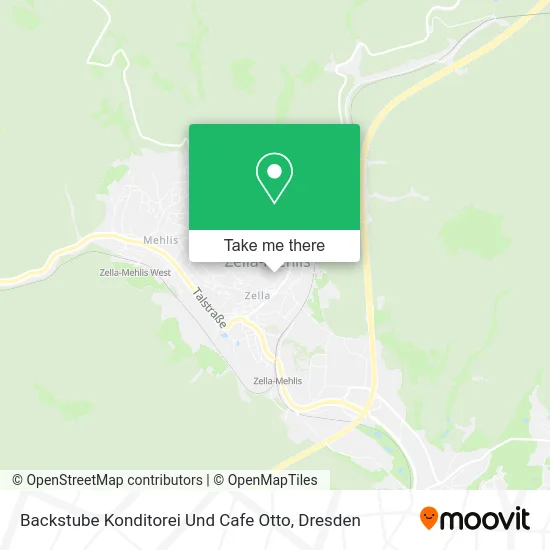 Карта Backstube Konditorei Und Cafe Otto