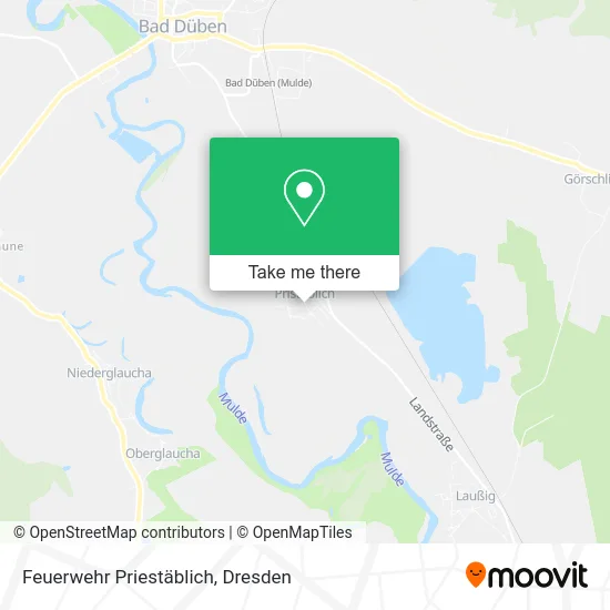 Карта Feuerwehr Priestäblich