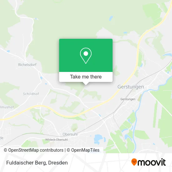 Карта Fuldaischer Berg