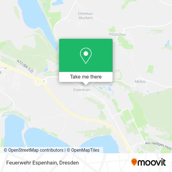 Карта Feuerwehr Espenhain