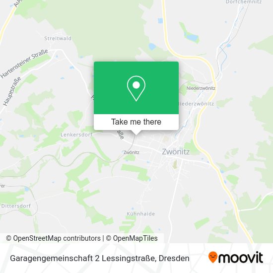 Карта Garagengemeinschaft 2 Lessingstraße