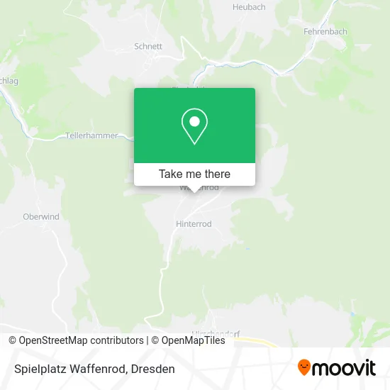 Карта Spielplatz Waffenrod