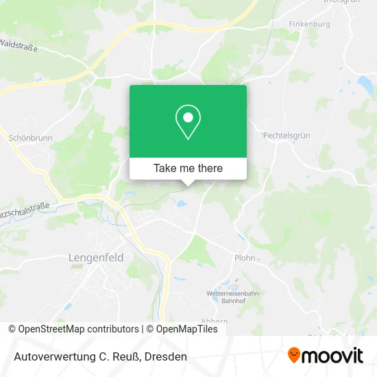 Карта Autoverwertung C. Reuß