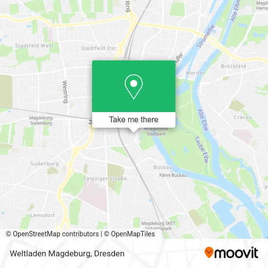 Карта Weltladen Magdeburg