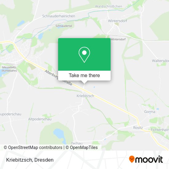 Карта Kriebitzsch