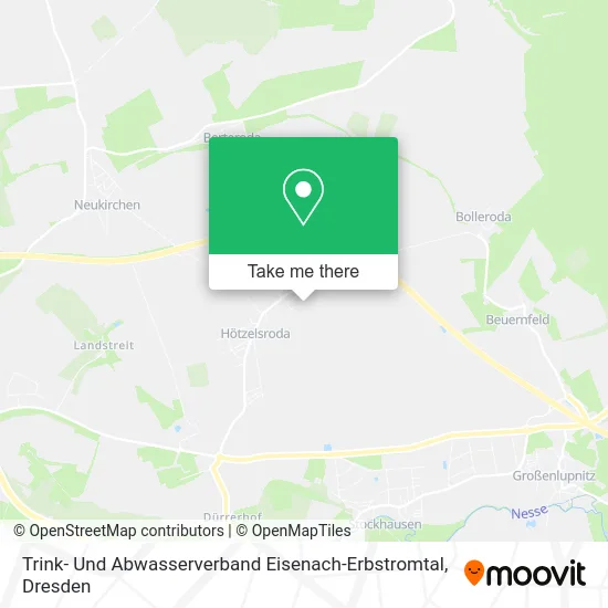 Карта Trink- Und Abwasserverband Eisenach-Erbstromtal