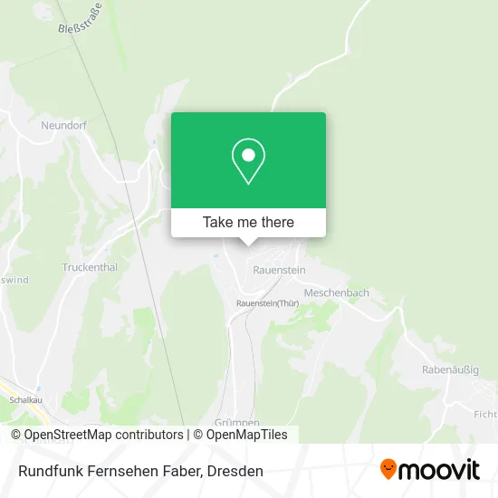 Rundfunk Fernsehen Faber map