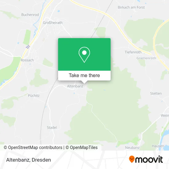 Карта Altenbanz