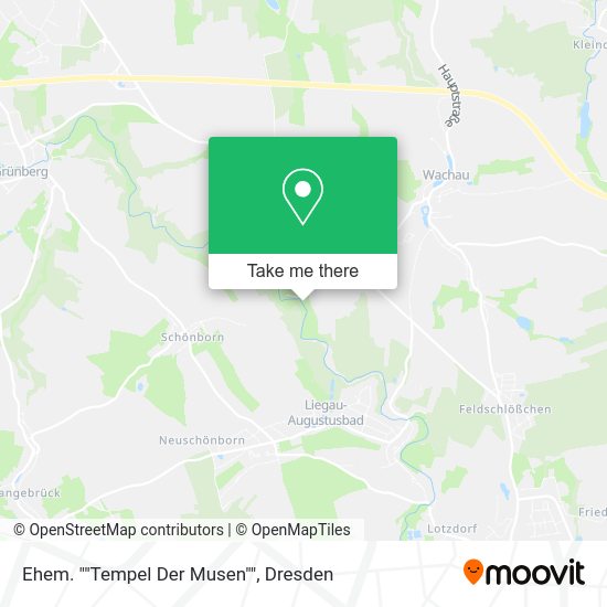 Карта Ehem. ""Tempel Der Musen""