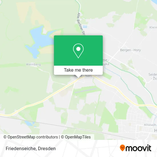 Карта Friedenseiche