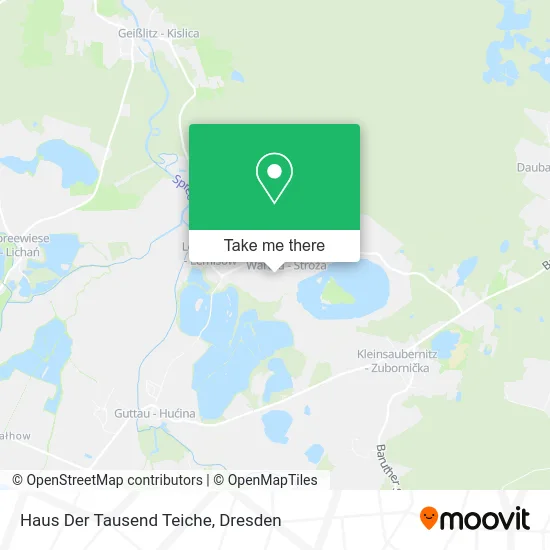 Карта Haus Der Tausend Teiche