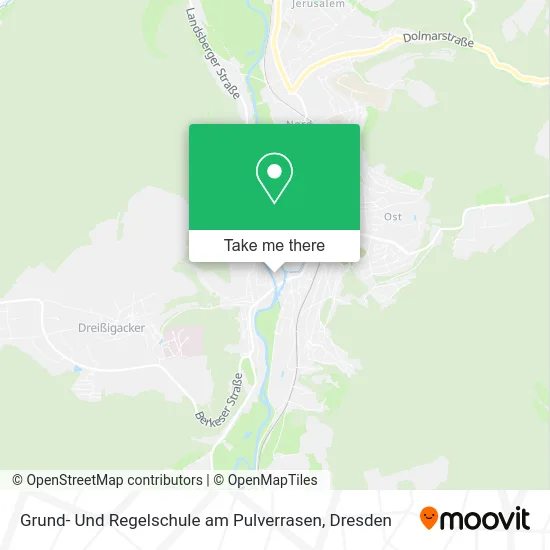 Карта Grund- Und Regelschule am Pulverrasen